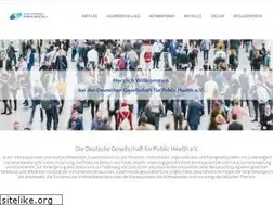 Sites similar to deutsche-gesellschaft-public-health.de