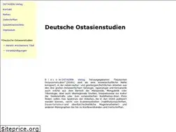 Sites similar to deutsche-ostasienstudien.de