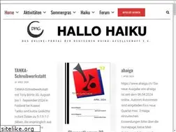 Sites similar to deutschehaikugesellschaft.de