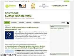 Sites similar to deutscheklimafinanzierung.de