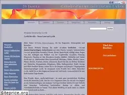 Sites similar to deutschelyrik.de