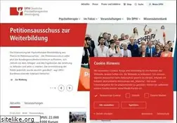 Sites similar to deutschepsychotherapeutenvereinigung.de