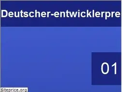 Sites similar to deutscher-entwicklerpreis.de
