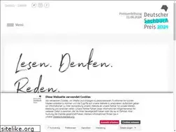 Sites similar to deutscher-sachbuchpreis.de
