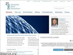 Sites similar to deutsches-klima-konsortium.de