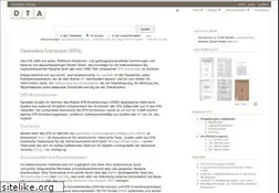 Sites similar to deutschestextarchiv.de