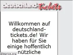 Sites similar to deutschland-tickets.de