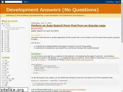 Sites similar to dev-answers.blogspot.com