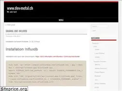 Sites similar to dev-metal.ch