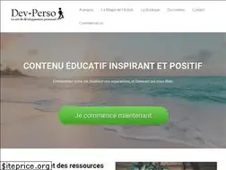 Sites similar to dev-perso.com
