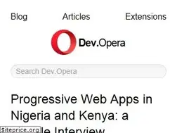 Sites similar to dev.opera.com