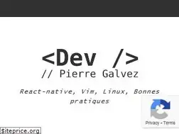 Sites similar to dev.pierre-galvez.fr