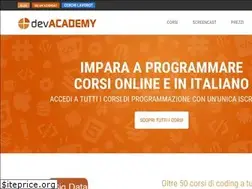 Sites similar to devacademy.it