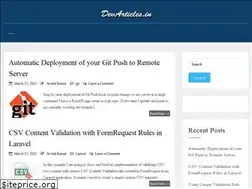 Sites similar to devarticles.in