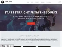 Sites similar to developer.riotgames.com