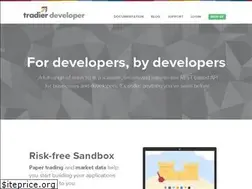 Sites similar to developer.tradier.com