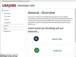 Sites similar to developer.usajobs.gov