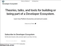 Sites similar to developerecosystem.com