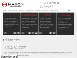 Sites similar to developers.maxon.net