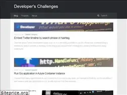 Sites similar to developerschallenges.com