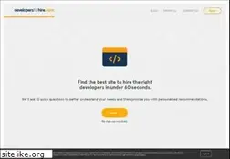 Sites similar to developersforhire.com