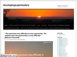 Sites similar to developingsuperleaders.wordpress.com