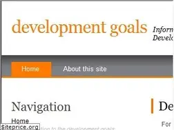 Sites similar to developmentgoals.com