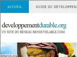 Sites similar to developpementdurable.org
