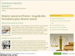 Sites similar to devenir-avocat.fr