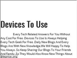 Sites similar to devicestouse.com