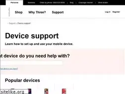 Sites similar to devicesupport.three.co.uk