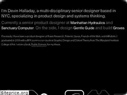 Sites similar to devinhalladay.com