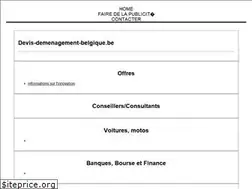 Sites similar to devis-demenagement-belgique.be
