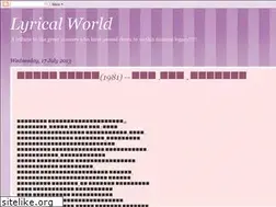 Sites similar to devolyrics.blogspot.com