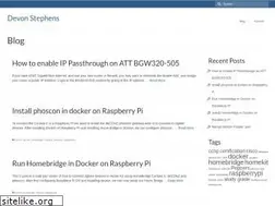 Sites similar to devonstephens.com
