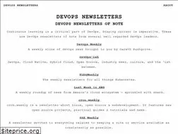 Sites similar to devopsnewsletters.com