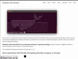Sites similar to devopswithdocker.com