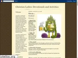 Sites similar to devotionsforchristianladies.blogspot.com