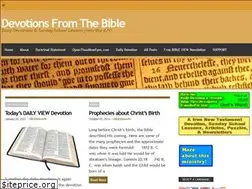 Sites similar to devotionsfromthebible.com