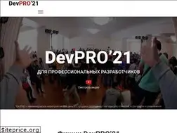 Sites similar to devpro.io