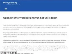 Sites similar to devrijemening.nl