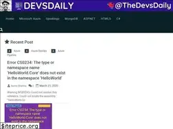 Sites similar to devsdaily.com