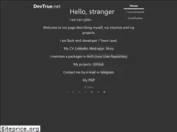 Sites similar to devtrue.net