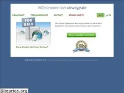 Sites similar to dewage.de