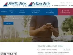 Sites similar to dewittbank.com
