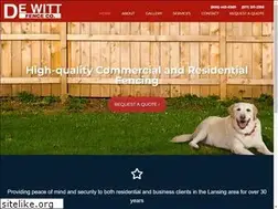Sites similar to dewittfencecompany.com