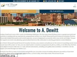 Sites similar to dewittmemorial.com