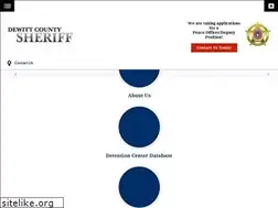 Sites similar to dewittsheriff.org