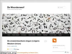 Sites similar to dewoordenwerf.com