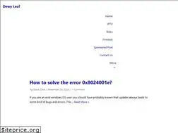 Sites similar to dewyleaf.com